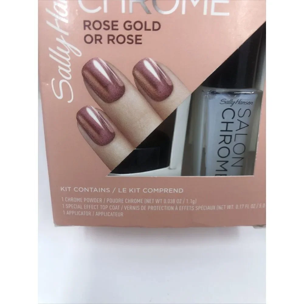 Sally Hansen Salon Chrome 3pc Mini Kit - 200 Rose Gold / Rose